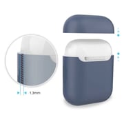 Promate Ultra Slim Silicon Case For Apple Airpods Navy Blue Promate Ultra Slim Silicon Case For Apple Airpods Navy Blue
