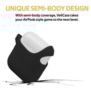 Promate VEILCASE Silicon Case For Apple Airpods Black Promate VEILCASE Silicon Case For Apple Airpods Black