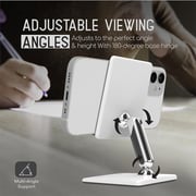 Promate Adustable Multi Angle Desk Stand White Promate Adustable Multi Angle Desk Stand White