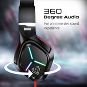 Vertux BLITZ Wired Over Ear Gaming Headset Red Vertux BLITZ Wired Over Ear Gaming Headset Red