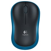 Logitech M185 Wireless Mouse Black/Blue Logitech M185 Wireless Mouse Black/Blue