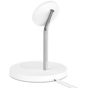 Belkin Charge Pro MagSafe 2-in-1 Wireless Charger White Belkin Charge Pro MagSafe 2-in-1 Wireless Charger White