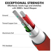 Promate USB-A To Micro-USB Cable 2m Maroon Promate USB-A To Micro-USB Cable 2m Maroon