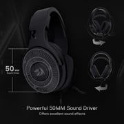 Redragon H350 Wired Over Ear Gaming Headset Black Redragon H350 Wired Over Ear Gaming Headset Black