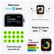 Apple Watch SE GPS 40mm Space Grey Aluminum Case with Black Sport Band Apple Watch SE GPS 40mm Space Grey Aluminum Case with Black Sport Band