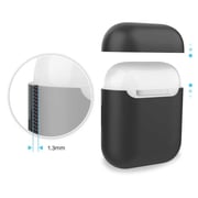 Promate Ultra Slim Silicon Case For Apple Airpods Black Promate Ultra Slim Silicon Case For Apple Airpods Black