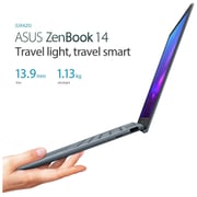 Asus ZenBook 14 UX425EA-HM053T Laptop - Core i5 2.4GHz 8GB 512GB Win10 14inch FHD Pine Grey Asus ZenBook 14 UX425EA-HM053T Laptop - Core i5 2.4GHz 8GB 512GB Win10 14inch FHD Pine Grey