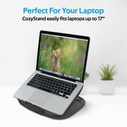 Promate Ventilated Adjustable Laptop Desk Stand Black Promate Ventilated Adjustable Laptop Desk Stand Black