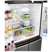LG Side by Side Refrigerator InstaView Door-in-Door Black Stainless Steel Hygiene FRESH+ ThinQ 870 Litres GR-X39FMKHL LG Side by Side Refrigerator InstaView Door-in-Door Black Stainless Steel Hygiene FRESH+ ThinQ 870 Litres GR-X39FMKHL