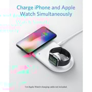 Anker Powerwave+ Pad With Watch Holder White Anker Powerwave+ Pad With Watch Holder White