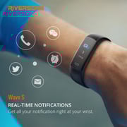 Riversong WAVE S Smart Fitness Band Black Riversong WAVE S Smart Fitness Band Black