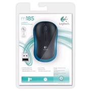 Logitech M185 Wireless Mouse Black/Blue Logitech M185 Wireless Mouse Black/Blue