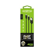 Oraimo 2In1 Type C & Micro USB Cable 1.2m Black Oraimo 2In1 Type C & Micro USB Cable 1.2m Black