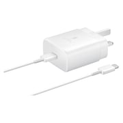 Samsung 45W Travel Adapter with Type-C Cable White Samsung 45W Travel Adapter with Type-C Cable White