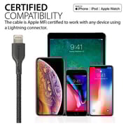 Promate USB-C To Lightning 1.2m Black Promate USB-C To Lightning 1.2m Black