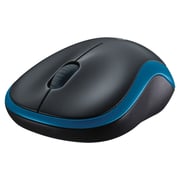 Logitech M185 Wireless Mouse Black/Blue Logitech M185 Wireless Mouse Black/Blue