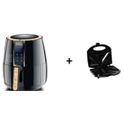 Black Decker AF400B5 Aerofry+TS1000B5 Sandwich Maker Black Decker AF400B5 Aerofry+TS1000B5 Sandwich Maker