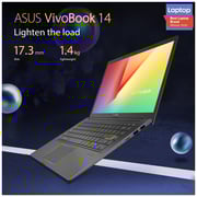 Asus Vivobook S14 M413UA-EB043T Slim Laptop Ryzen 5 2.1GHz 8GB 512GB Shared Win10Home 14inch FHD Black English/Arabic Keyboard Asus Vivobook S14 M413UA-EB043T Slim Laptop Ryzen 5 2.1GHz 8GB 512GB Shared Win10Home 14inch FHD Black English/Arabic Keyboard