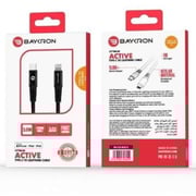 Baykron USB Type-C To Lightning Cable 2m Black Baykron USB Type-C To Lightning Cable 2m Black