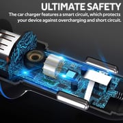 Promate Dual USB Car Charger Black Promate Dual USB Car Charger Black