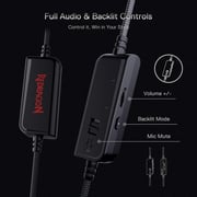 Redragon H350 Wired Over Ear Gaming Headset Black Redragon H350 Wired Over Ear Gaming Headset Black