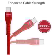 Promate USB-A To Type C Cable 1.2m Red Promate USB-A To Type C Cable 1.2m Red