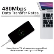 Promate USB-C To USB-C Cable 2m White Promate USB-C To USB-C Cable 2m White