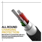 Promate USB-A To USB-C Cable 1.2m Black Promate USB-A To USB-C Cable 1.2m Black
