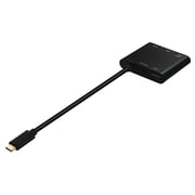 Hama 4in1 Multiport USB C Plug Adapter To USB C/USB/HDMI Black 135729 Hama 4in1 Multiport USB C Plug Adapter To USB C/USB/HDMI Black 135729