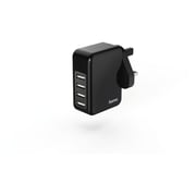 Hama 4 Port USB Wall Charger Black Hama 4 Port USB Wall Charger Black