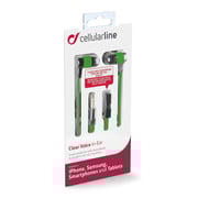 Cellular Line In Ear Headphone Green Cellular Line In Ear Headphone Green