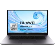 Huawei Matebook D 15 BOHRB-WAI9A Laptop – Core i3 2.1GHz 8GB 256GB Win10 15.6inch FHD Space Grey English/Arabic Keyboard Huawei Matebook D 15 BOHRB-WAI9A Laptop – Core i3 2.1GHz 8GB 256GB Win10 15.6inch FHD Space Grey English/Arabic Keyboard