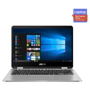 Asus TP401MA-EC340TS 2-in-1 Laptop - Celeron 1.1GHz 4GB 128GB Win10 14inch FHD Light Grey English/Arabic Keyboard Asus TP401MA-EC340TS 2-in-1 Laptop - Celeron 1.1GHz 4GB 128GB Win10 14inch FHD Light Grey English/Arabic Keyboard
