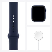 Apple Watch Series 6 GPS 44mm Blue Aluminum Case with Deep Navy Sport Band Apple Watch Series 6 GPS 44mm Blue Aluminum Case with Deep Navy Sport Band