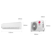 LG Split Air Conditioner 2.5 Ton I34TKF, 65℃ Tropical inverter compressor, Faster cooling, More Energy saving LG Split Air Conditioner 2.5 Ton I34TKF, 65℃ Tropical inverter compressor, Faster cooling, More Energy saving