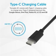 Promate 3-Port USB-C Charger Black Promate 3-Port USB-C Charger Black
