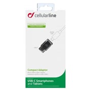Cellular Line Micro USB To Type C Adapter Black Cellular Line Micro USB To Type C Adapter Black