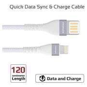 Promate Lightning Cable 1.2m Cable White Promate Lightning Cable 1.2m Cable White