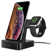 Belkin Valet Charging Dock For Apple Watch + iPhone Black Belkin Valet Charging Dock For Apple Watch + iPhone Black