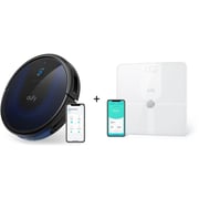 Eufy Robotic Vacuum Cleaner Black T2128, Eufy P1 Smart Scale Bundle White T9147H21 Eufy Robotic Vacuum Cleaner Black T2128, Eufy P1 Smart Scale Bundle White T9147H21