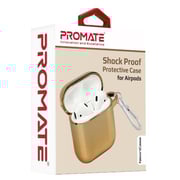 Promate Neon Case For Airpods Gold Promate Neon Case For Airpods Gold