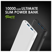 Oraimo Toast 10 Dual USB 10000mAh Power Bank White Oraimo Toast 10 Dual USB 10000mAh Power Bank White