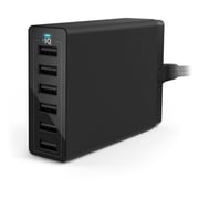 Anker Powerport QC60W 6Port Wall Adapter Black - ANA2123K12 Anker Powerport QC60W 6Port Wall Adapter Black - ANA2123K12