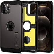 Spigen Tough Armor Designed For iPhone 12 Case And iPhone 12 Pro Case/Cover 6.1-inch With Extreme Impact Foam Gunmetal Spigen Tough Armor Designed For iPhone 12 Case And iPhone 12 Pro Case/Cover 6.1-inch With Extreme Impact Foam Gunmetal