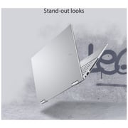 Asus Vivobook Flip 14 TP470EA-EC450W Touch Laptop – Core i5 2.40GHz 8GB 512GB Shared Win11Home 14inch FHD Transparent Silver English/Arabic Keyboard with Stylus Pen Asus Vivobook Flip 14 TP470EA-EC450W Touch Laptop – Core i5 2.40GHz 8GB 512GB Shared Win11Home 14inch FHD Transparent Silver English/Arabic Keyboard with Stylus Pen