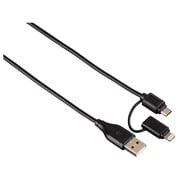 Hama 2in1 Micro USB Cable With Lightning Adapter 1.2M - 54566 Hama 2in1 Micro USB Cable With Lightning Adapter 1.2M - 54566