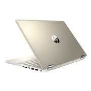 HP Pavilion x360 14-DH0086NE Convertible Touch Laptop - Core i7 1.8GHz 16GB 1TB+256GB 2GB Win10 14inch FHD Gold HP Pavilion x360 14-DH0086NE Convertible Touch Laptop - Core i7 1.8GHz 16GB 1TB+256GB 2GB Win10 14inch FHD Gold
