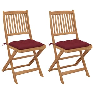 vidaXL Folding Garden Chairs 2 pcs with Cushions Solid Acacia Wood (313321+314887)
vidaXL Folding Garden Chairs 2 pcs with Cushions Solid Acacia Wood (313321+314887)