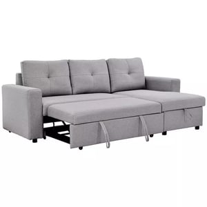 Galaxy Design Dewan Sofa Cum Bed With Caution Color Grey Size L x W x H 210 x 150 x 75 cm Model - GDF-S04GR.
Galaxy Design Dewan Sofa Cum Bed With Caution Color Grey Size L x W x H 210 x 150 x 75 cm Model - GDF-S04GR.