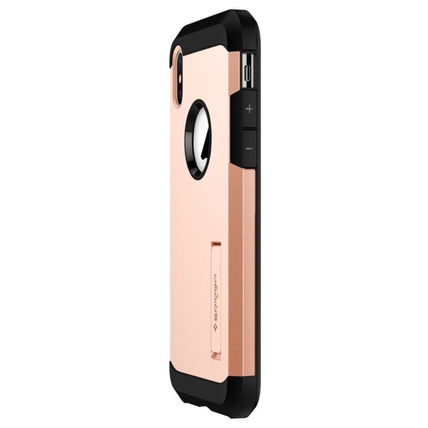 Spigen Tough Armor Case Brush Gold For Apple iPhone X - 057CS22162 Spigen Tough Armor Case Brush Gold For Apple iPhone X - 057CS22162